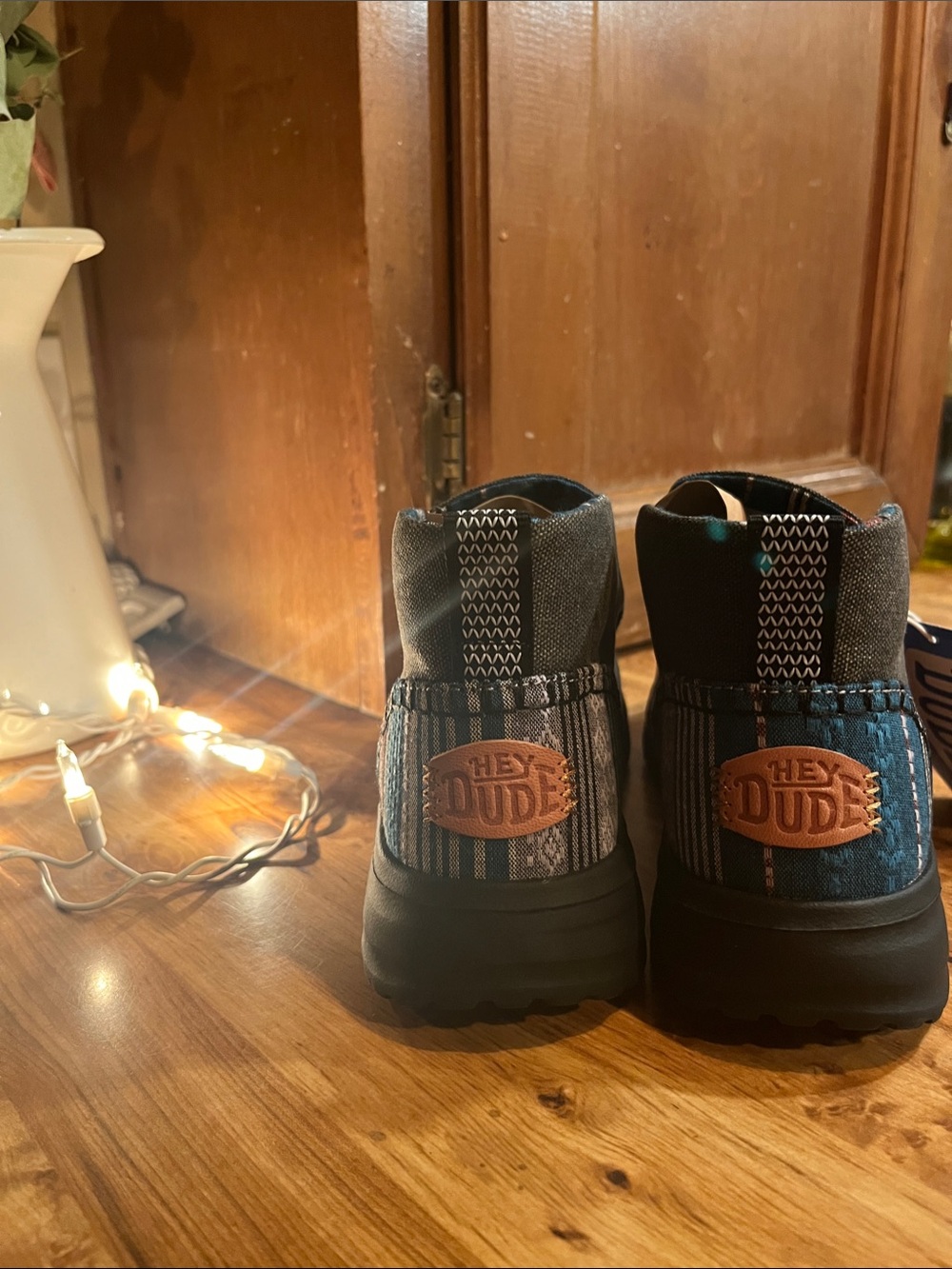 Hey Dude denim look slip on Casual Boots